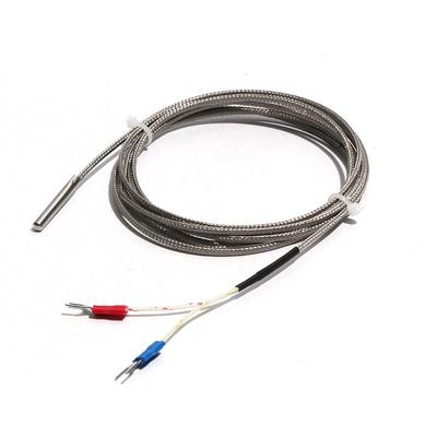 Czujnik temperatury rurki SUS typu E 4*30mm Sonda termopara 1M-5M Metalowy przewód osłonięty Prosty goły