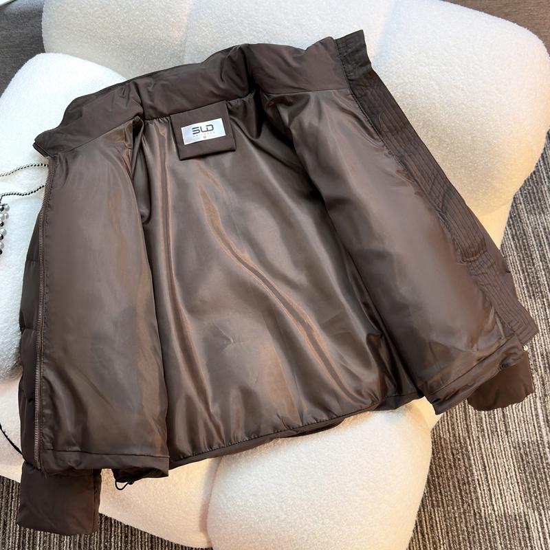 Fashion Winter Jackets Woman Short Parkas Casual Thick Warm Outerwears Women's Coats