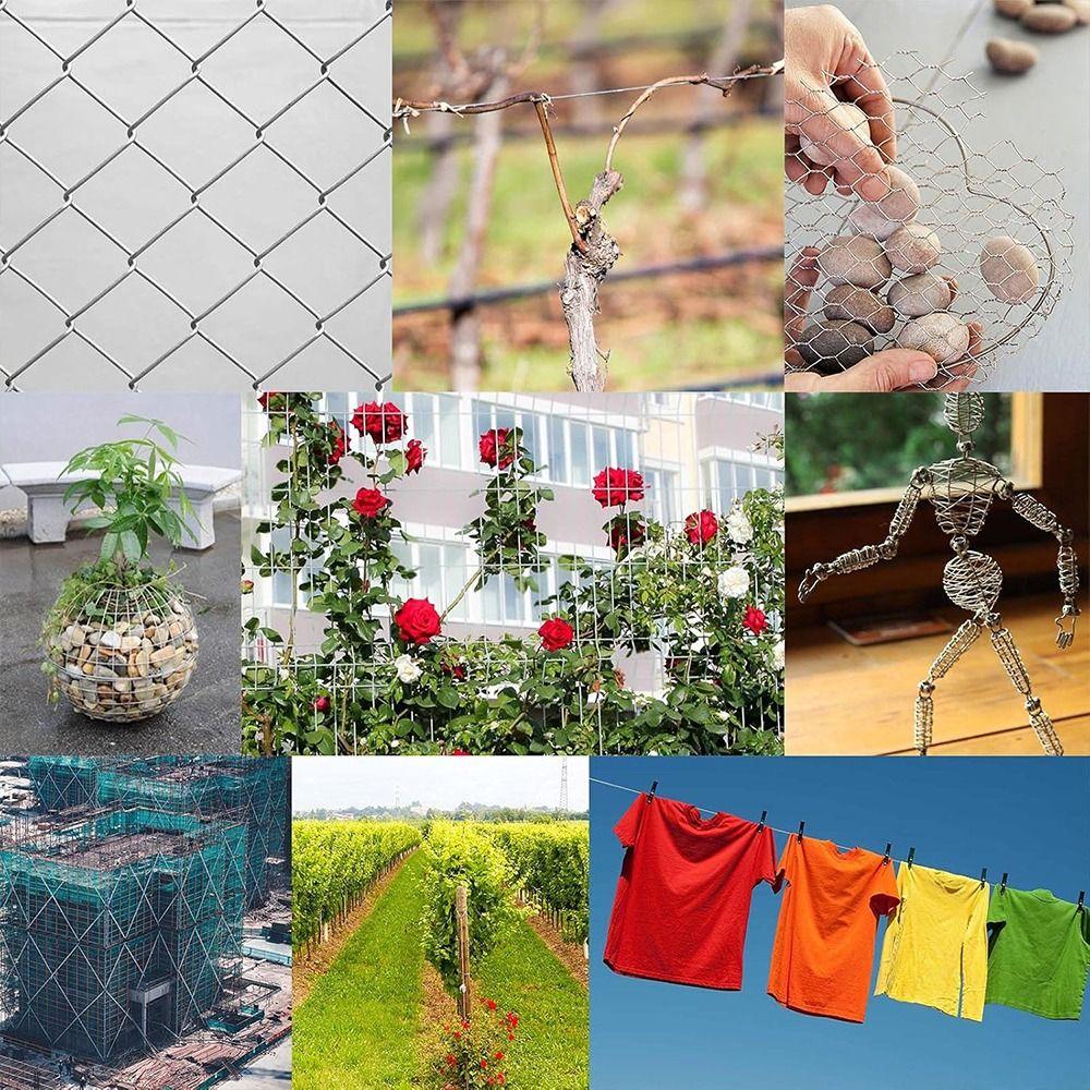 Solid Wire Fine Steel Wire Rope  Steel Wire Galvanized Iron Wire  Crafts DIY Projects