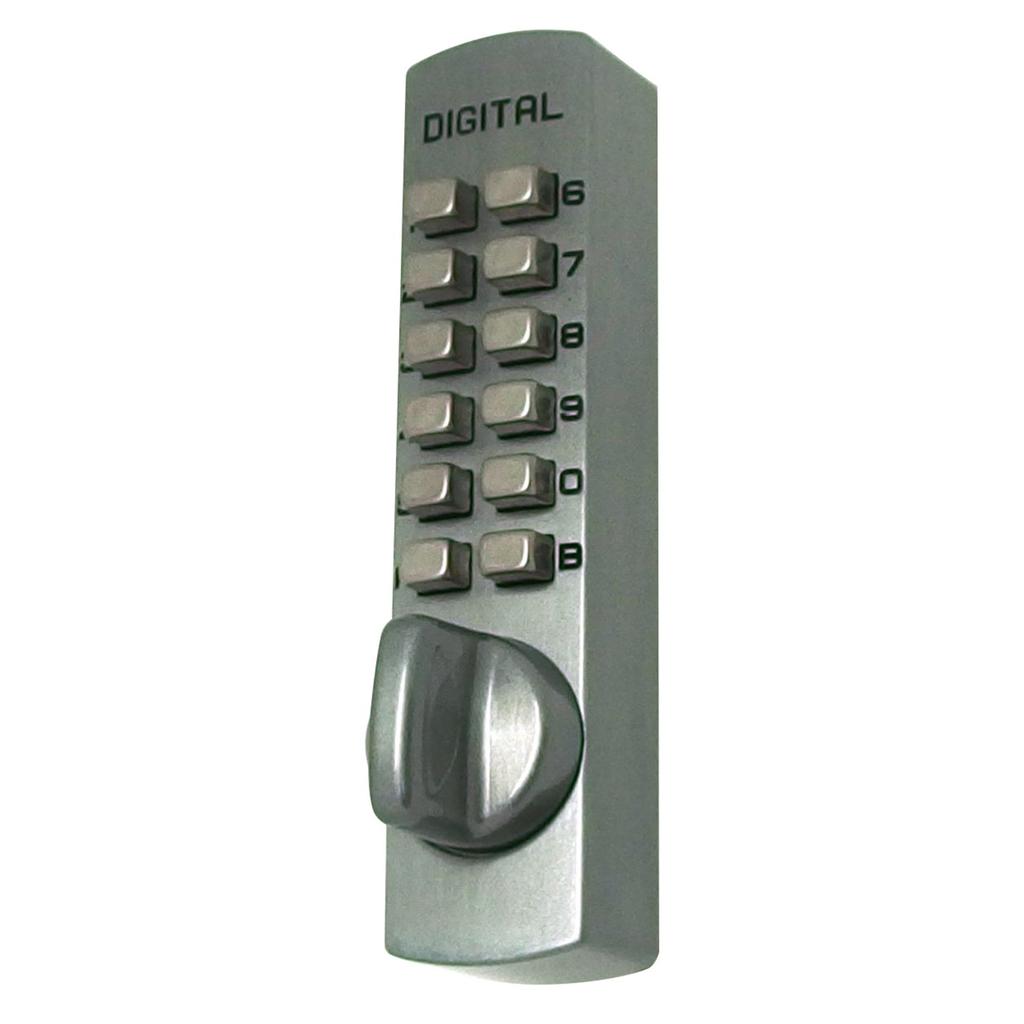 Taiko Digital Lock Surface Lock Sliding Door Double Surface Lock Fixed Thumb Turn Silver P-700