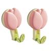 QX2E 2pcs Nonslip Vacuum Hook Waterproof Sturdy for Shower Kitchen Offices Organization