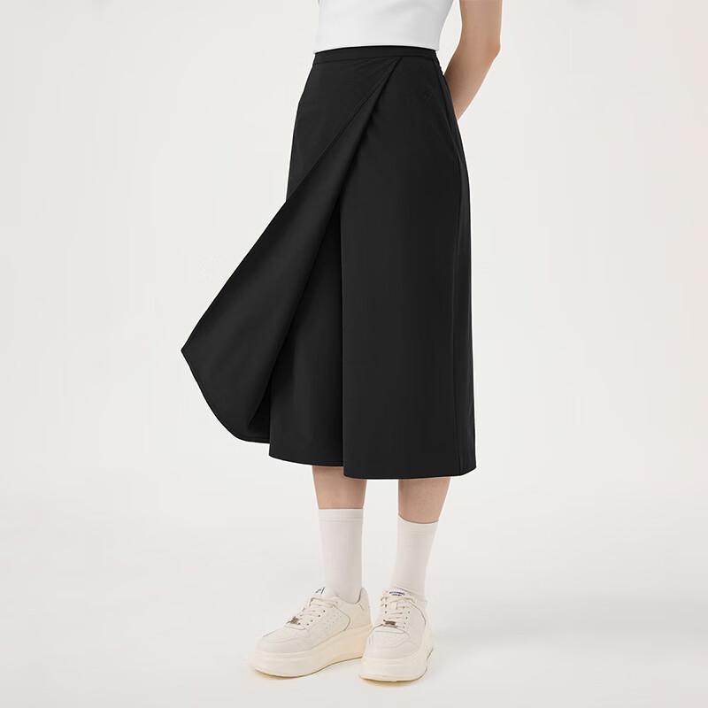 Tambor Women's TB5233016A Quick-Dry Elastic Wide-Leg Cropped Culottes