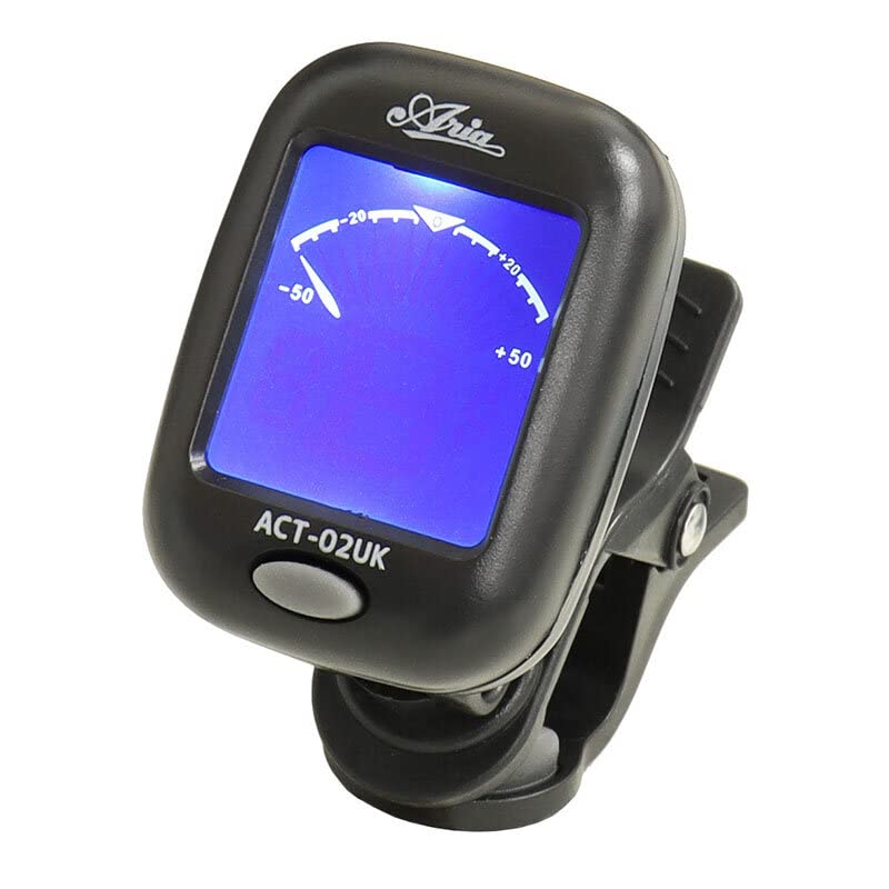 New ARIA AU-1 Soprano Ukulele with Geared Tuners (3-Piece Set with Genuine Tuner)