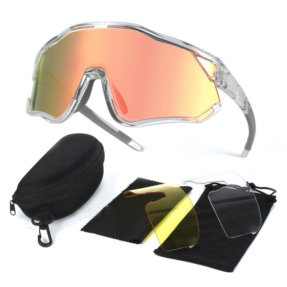 Large Frame Outdoor Cycling Glasses Men's and Women's Sunglasses Windproof Sand Mountain Cycling Sunglasses Sports Goggles