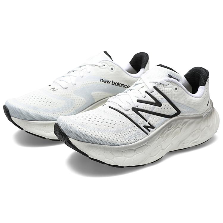 New New Balance Fresh Foam X More V4 White Black Metallic MMORCW4
