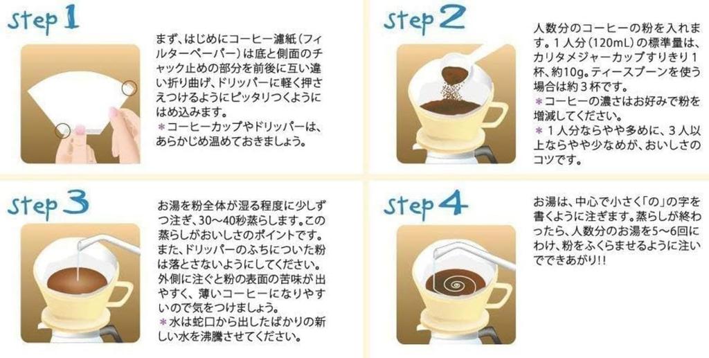 Kalita Coffee Drip Set Set A ceramic dripper set with a fast extraction speed that brings out only the deliciousness before any bitterness High heat