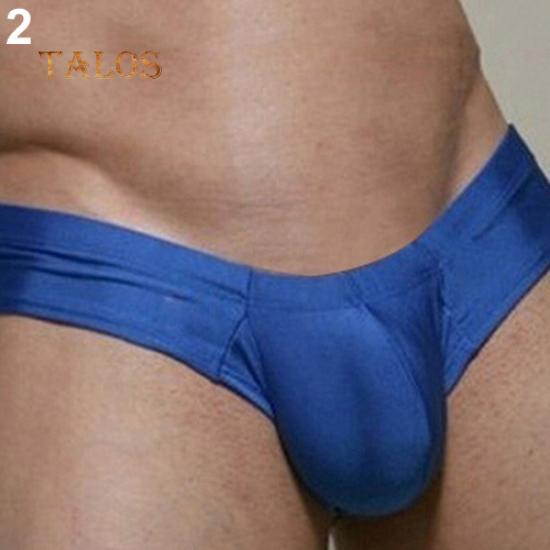 Man's Low Waist Leakage Hip U Convex Design Underwear Men Briefs Sexy Thongs Men's Clothing