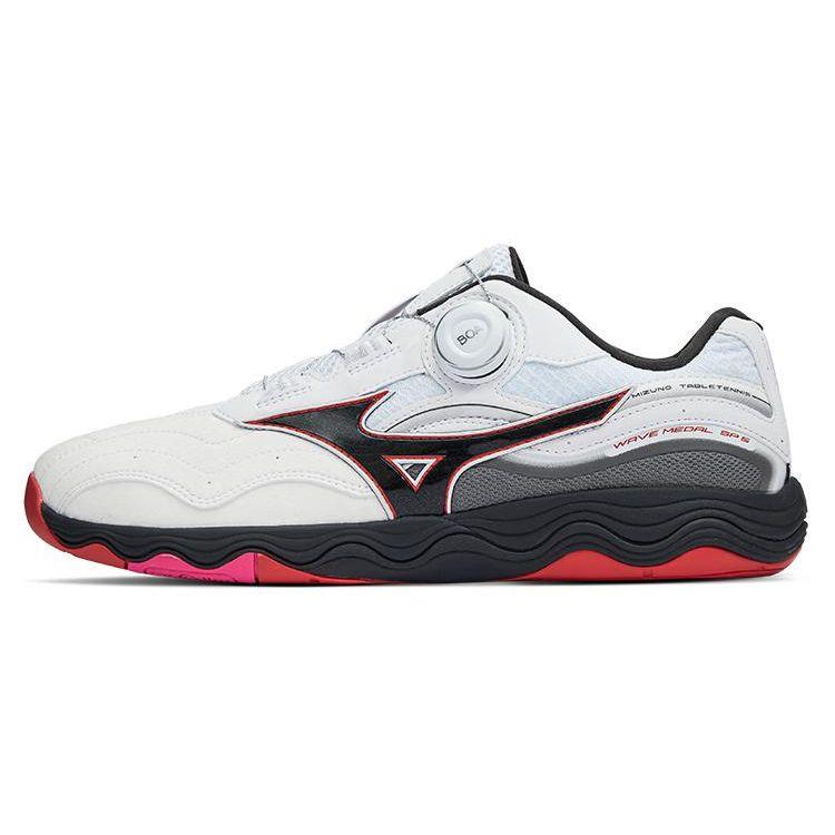 Mizuno Wave Medal Round Toe Shock Absorbing Non-Slip Low-Top Training Shoes Unisex Sneaker White 81GA241201