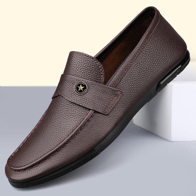 Unisex Leather Shoes Dress Shoes Smart Casual Walking Office Commuting and Travel Everyday Formal Style Daily Footwear Sizes 38-44