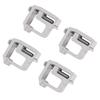 Set of 4 Utility Rail System Mounting Clamp for Truck Cap Heavy Duty Fixing TL‑2002