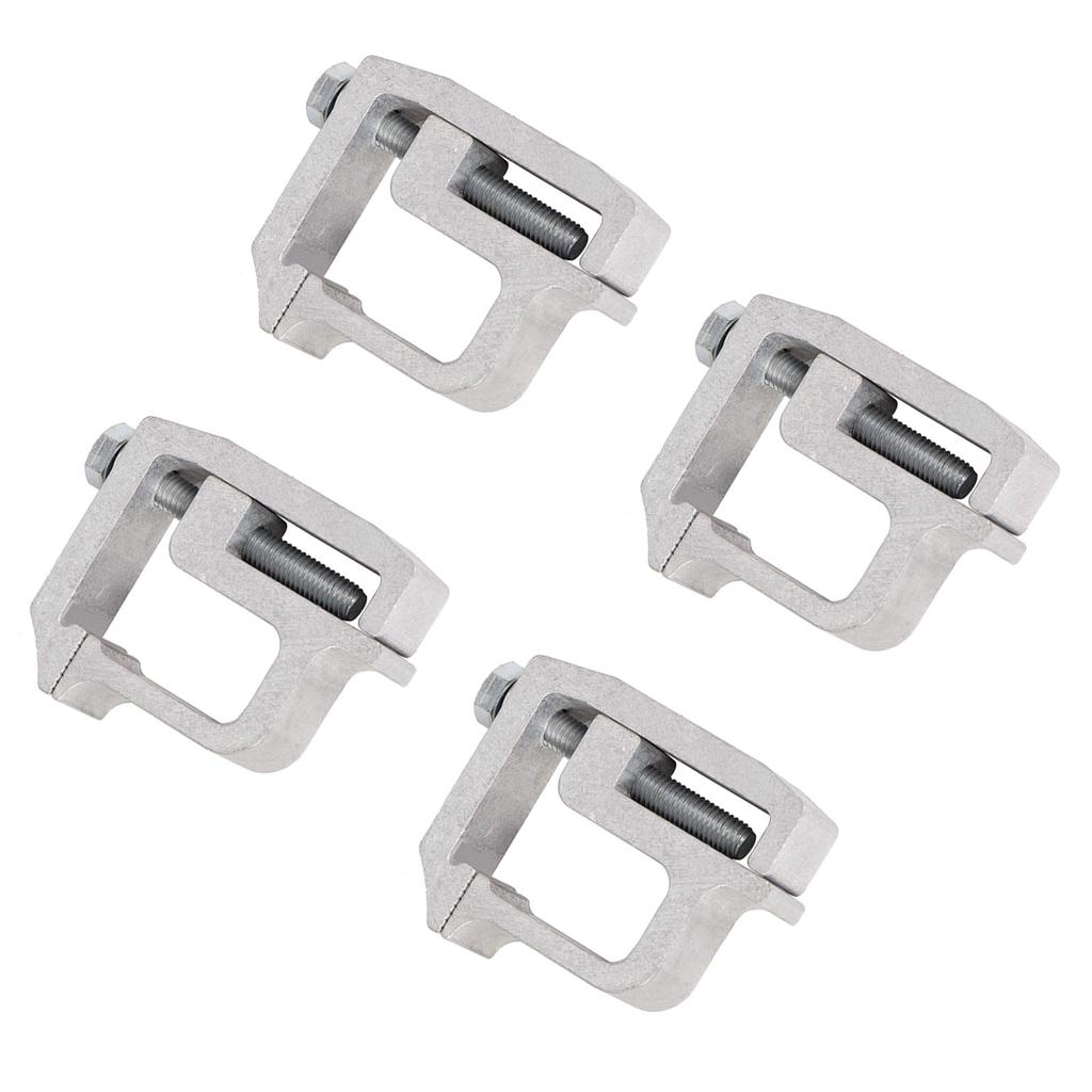 Set of 4 Utility Rail System Mounting Clamp for Truck Cap Heavy Duty Fixing TL‑2002