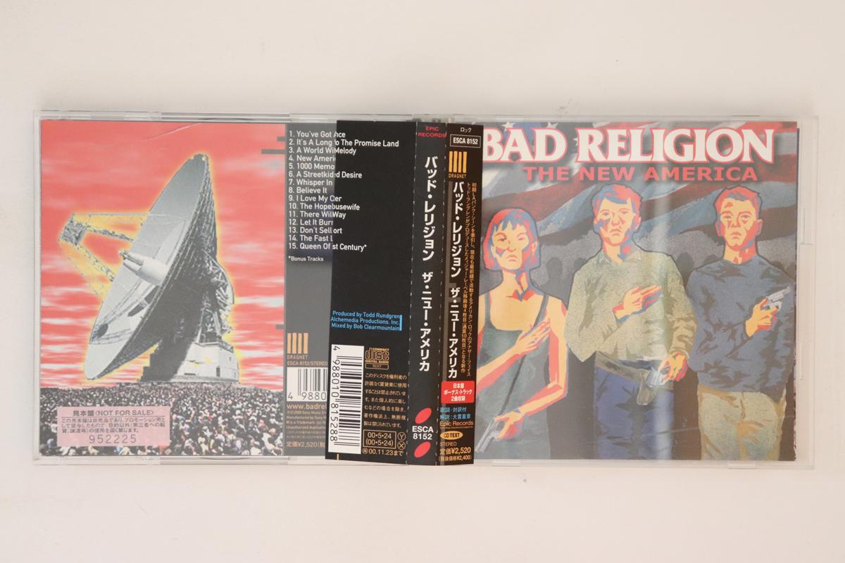 

CD BAD RELIGION - New America ESCA8152PROMO DRAGNET 2000 Япония Obi Rock Б/у