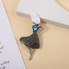 European & American Little Girl Abalone & White Shell Black-Lipped Pearl Oyster Brooch Pendant