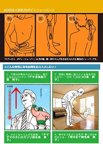 Fuji Pax Sales Kedios Aparat de ras pentru corp pentru bărbați