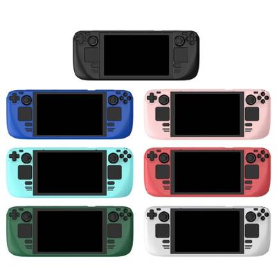 Shockproof Case Scratchproof Skin Protective Case for Console PC Cover Full Protections Shell with Foldable Bracket