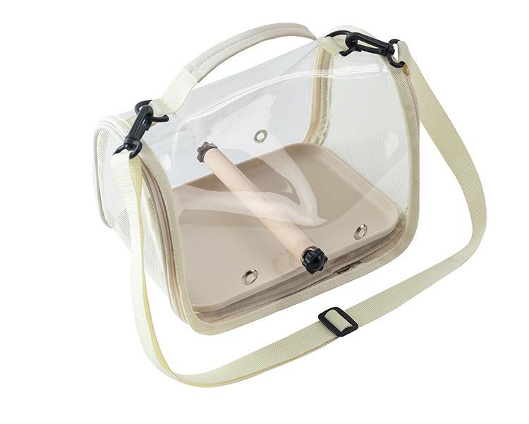 Portable Pet Carrier: Ideal for Small Birds, Pigeons, Lizards, Hamsters, and Cockatiels