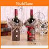 Premium Santa Claus Wine Bottle Cover Gift Bag For Christmas Dinner Party Table Decor