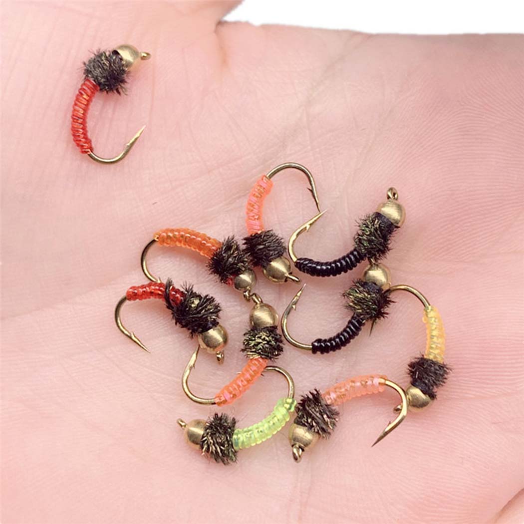 10/15/20/25 шт. мультицветная эпоксидная муравьиная мушка для рыбалки 10 # сухая мушка — фото 5