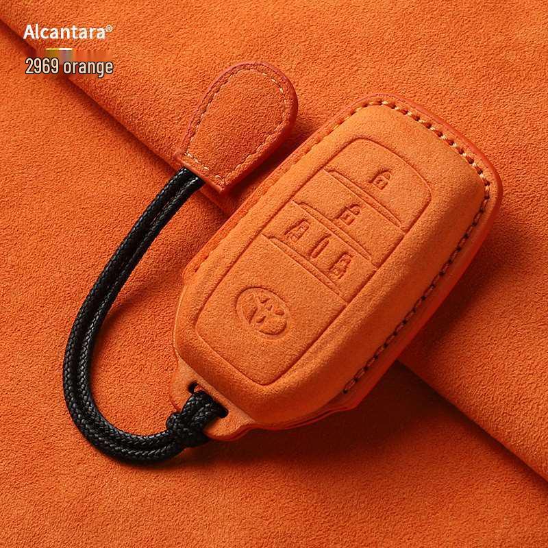 High-End Suede Key Bag for Toyota Sienna, Alphard, Vellfire, Grand Highlander