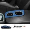 For 17-22 Porsche Panamera Armrest Box Cover Cup Panel Sheath Shell Alcan tara Suede High-End Modification Interiors Accessories