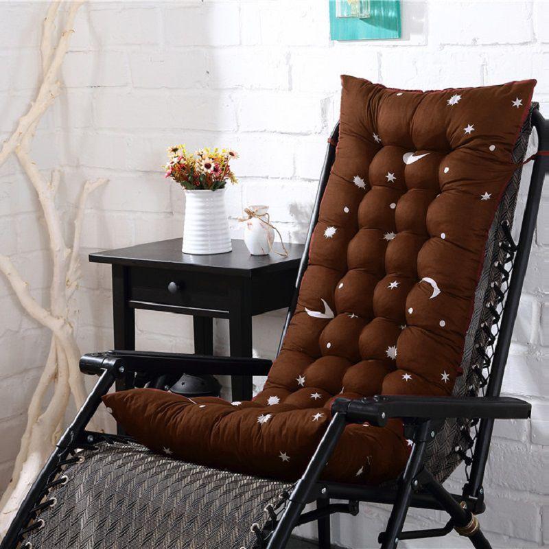 

Подушка для спинки шезлонга, откидная скамья, толстая мягкая подушка для садового кресла-качалки 110*40*8cm/43.3*15.7*3.1inch кофейный