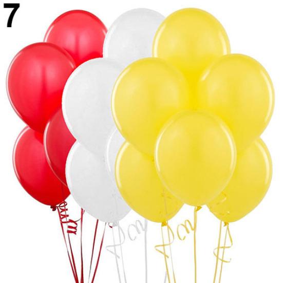 20Pcs Holiday Party Birthday Festival Wedding Pure Latex  Helium Air Balloons