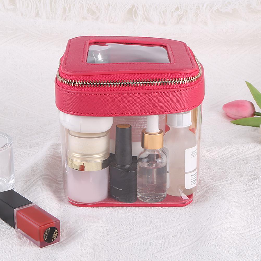 Women Cute Toiletry Bag Waterproof Cosmetic Organizer Bag Portable Small Make Up Organizer for Home Business Trip