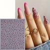 Self-Adhesive Leopard Print Nail Stickers French Nail Stickers  Party Makeup Styling