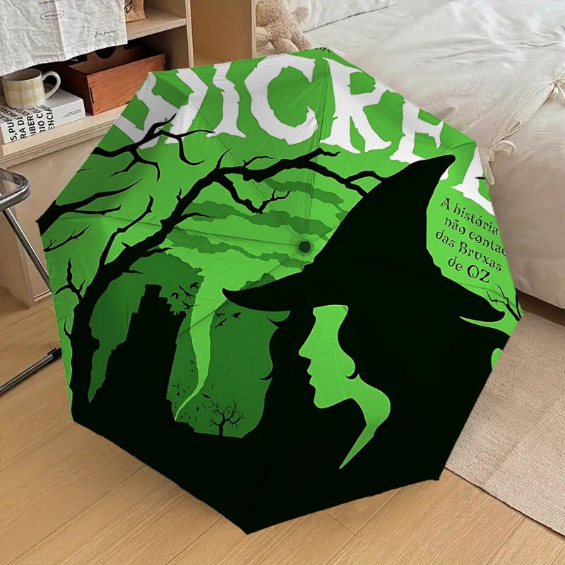 

1pc Wicked Wizard Automatic Folding Umbrella, Portable Collapsible Design, Casual Outdoor Accessory L1127034