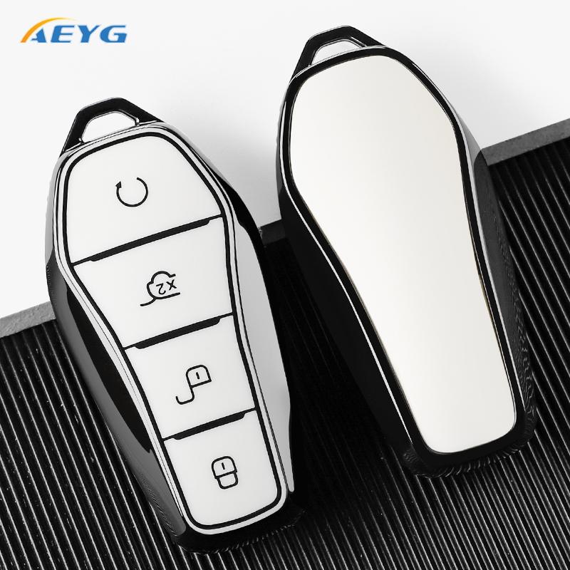 

Для Byd Qin Plusdmi Atto 3 Han Ev Dolphin Защитная Крышка Чехол Автомобильные Аксессуары для Интерьера Новый ТПУ Чехол для Автомобильного Пульта ДУ Брелок