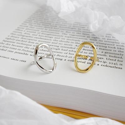 1 PC Irregular Hollow Opening Rings for Women Couple Fashion Simple Geometric Party Jewelry Gifts ZH