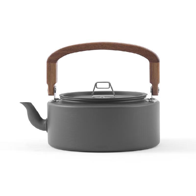 Minna Outdoor Aluminum Alloy Kettle with Wooden Handle