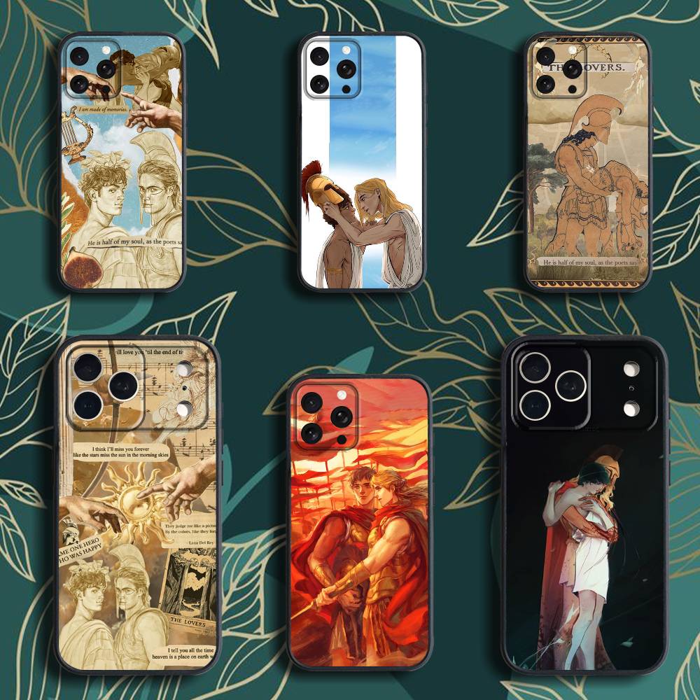 T-The Song-O-OF Achilles Phone Case For iPhone 17,16,15,14,13,12,Pro,Max,Plus,E,SE4,Air,Mini Black Soft Box