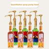 6Pcs Gold Syrup Pump Dispenser for Coffee Station Portion Control Pump Topper for Home Kitchen Baristas