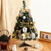 Tabletop Christmas Tree Artificial With Balls Bow Small Table Christmas Tree Desk Decor For Home Decor Indoor Outdoor Bedroom