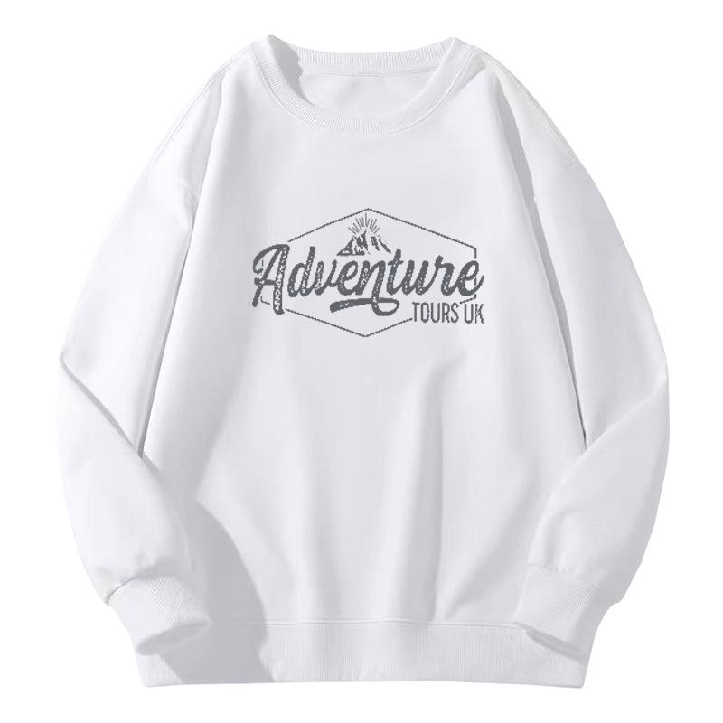 Men's Japanese-Style Letter Print Long Sleeve Hoodie - Spring/Autumn Fashion