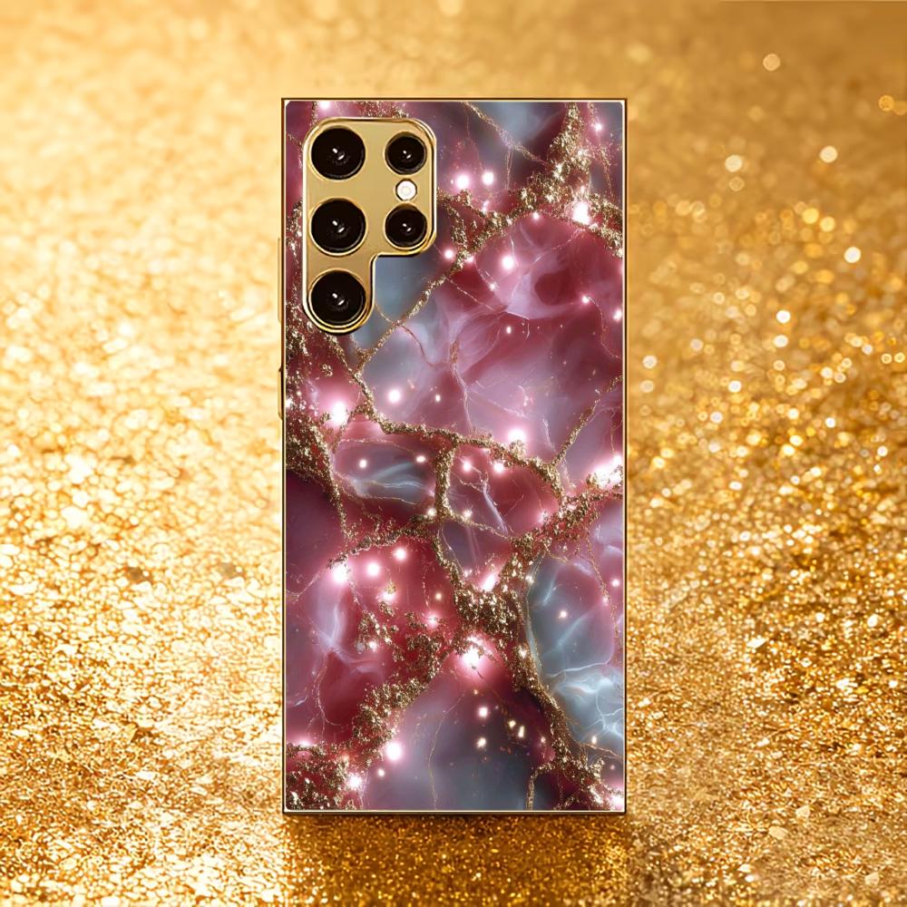 

Bestseller model Luxurious PhoneCase Electroplated Glass PhoneCase for Samsung Galaxy S26 S25 S24 S23 S22 S21 FE,Ultra,Plus GalaxyS25