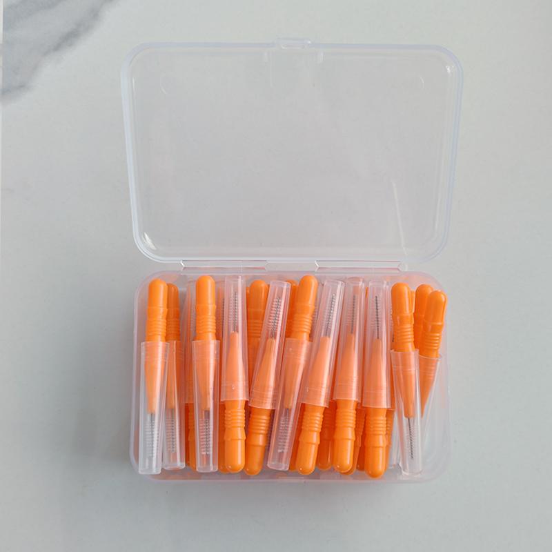 40Pcs Interdental Brush Tooth Dental Interdental Brush Toothpick Dental Floss Toothpick Braces Oral Care Cleaning Tool