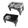 Elevated Pet Bowl Adjustable Height Neck Protection Stainless Steel Sturdy Structure for Medium Larg