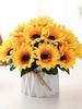 Indoor Artificial Flower Bouquet Decor for Office or Living Room