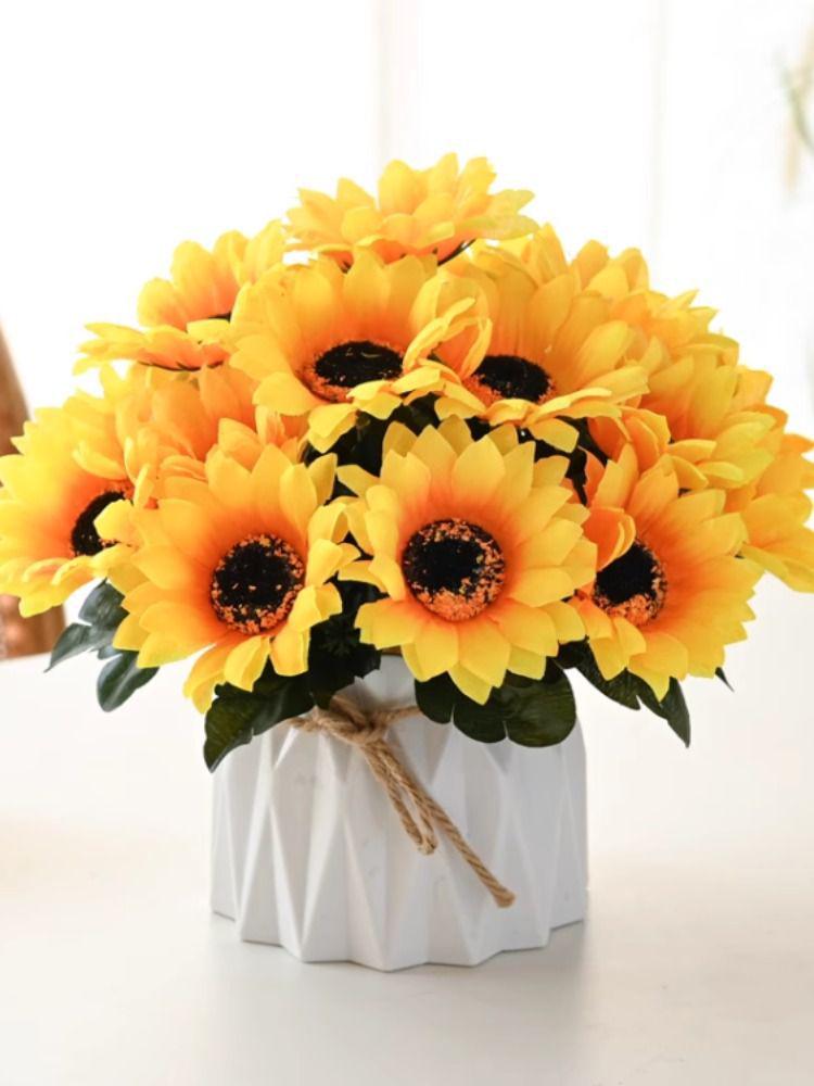 Indoor Artificial Flower Bouquet Decor for Office or Living Room