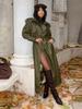 European & American Autumn Long Leather Trench Coat with Belt - Casual Fashion Outerwear