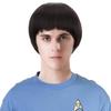 FREE BEAUTY Short Black Cosplay Wig 1960s Synthetic Bowl Cut Mushroom Hair Anime Wig for Everyday Christmas Costume - Men's Use, Halloween,