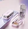 Pill Cutter & Divider: Precise 1/4 & 1/2 Cutting, Portable Pill Box