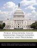 The Public Education : Issues Involving Single-Gender Schools and Programs Book