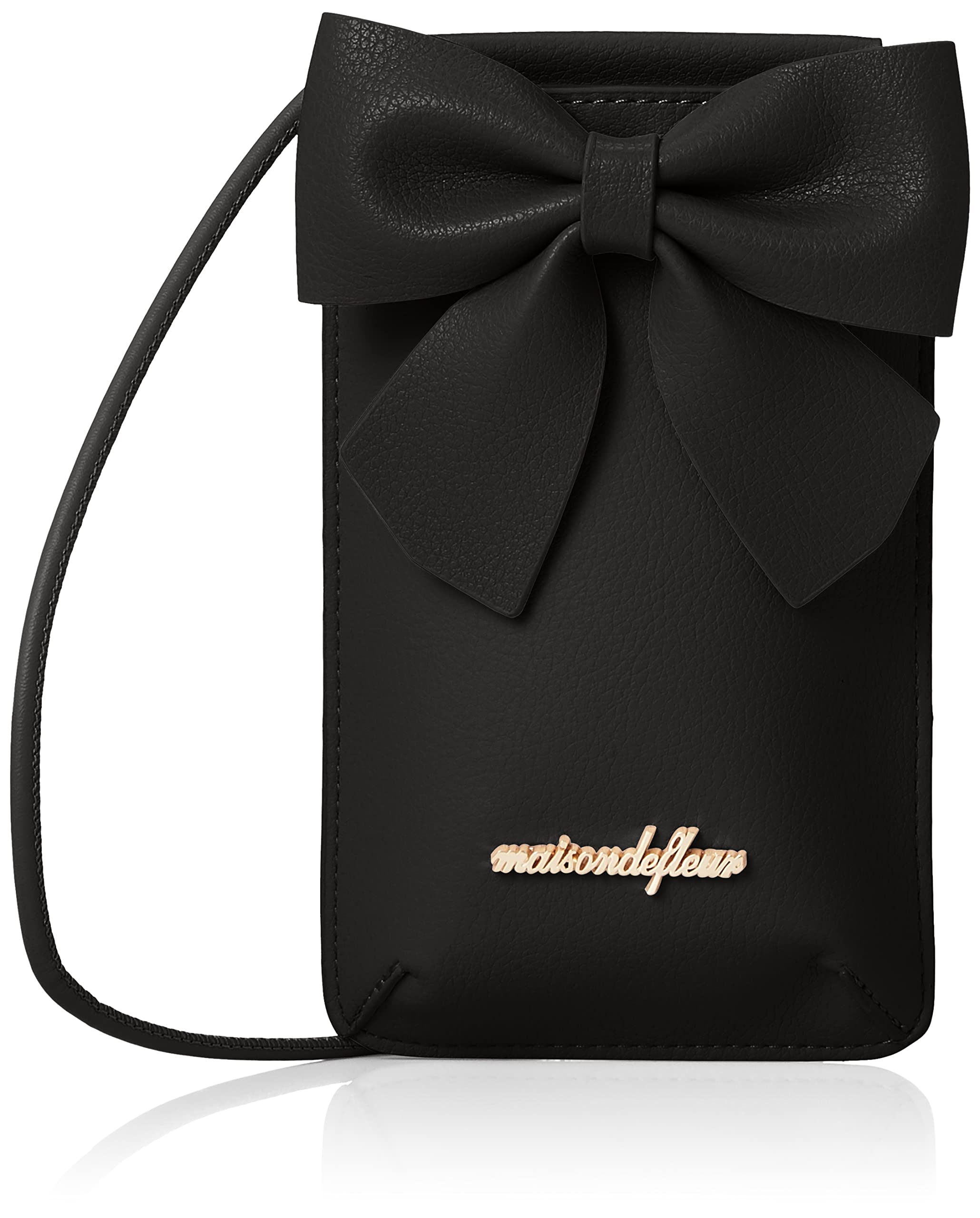 

de Ribbon Gadget Сумка через плечо 8A22F0J2800 Черный [Maison Fleur] Женская