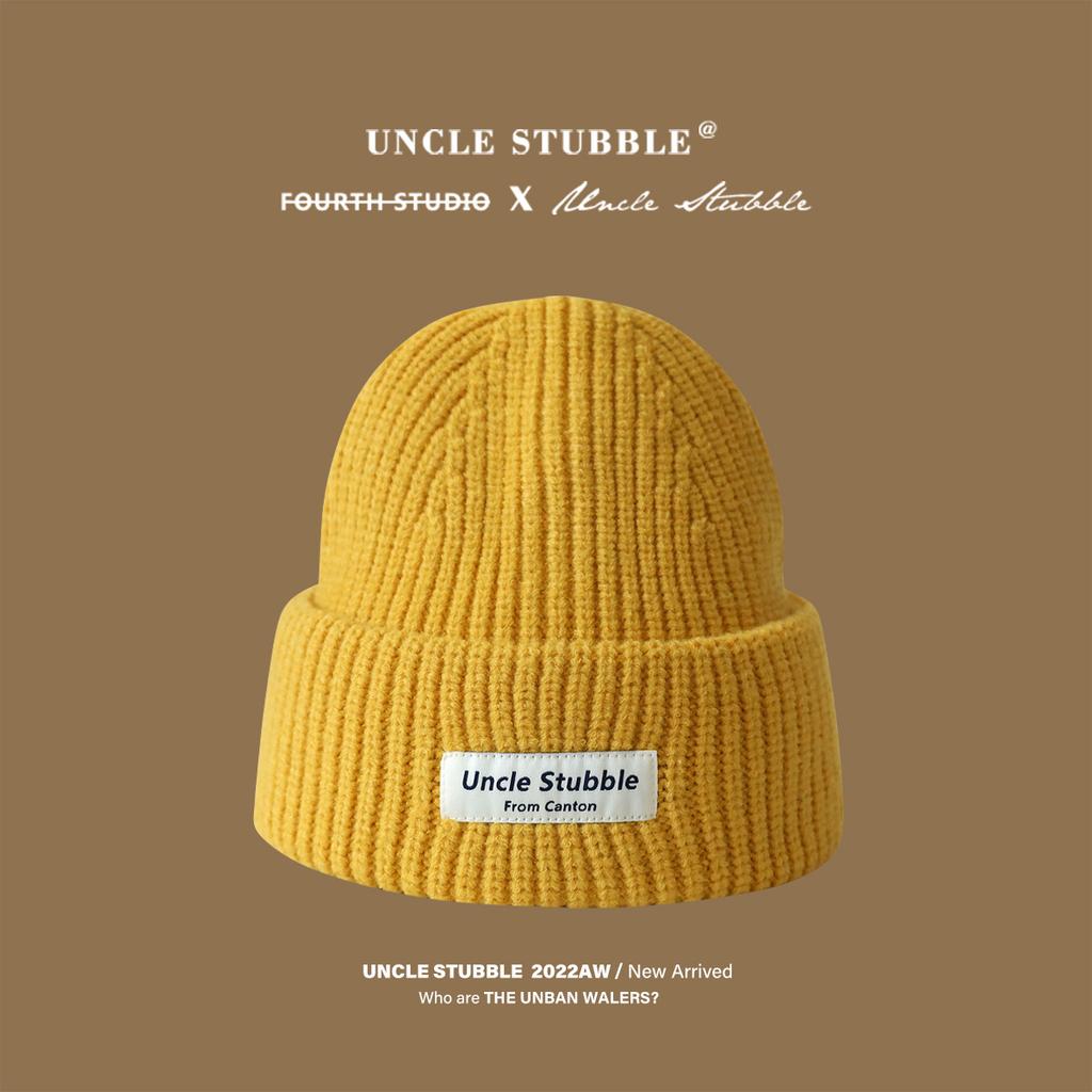 Knitted Hat for Winter Men and Women Warm and Thickened Outdoor Travel Ear Protection Wool Hat Korean Solid Color Fashionable and Versatile