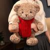 33CM Cute Classic Teddy Bear Plush Toys Kawaii Scarf Bear Plushie Pillow Stuffed Soft Dolls for Kids Girlfriends Gifts
