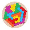Šestihranné mimozemské šachy Tangram Puzzle Brainstorming 11dílné blokové puzzle Puzzle Klasické puzzle dětské hračky