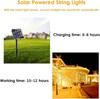 Solar LED Fairy String Lights Outdoor Waterproof 7m/12m/22m/32m 8 Modes Street Garland for Party Wedding Christmas Decoration